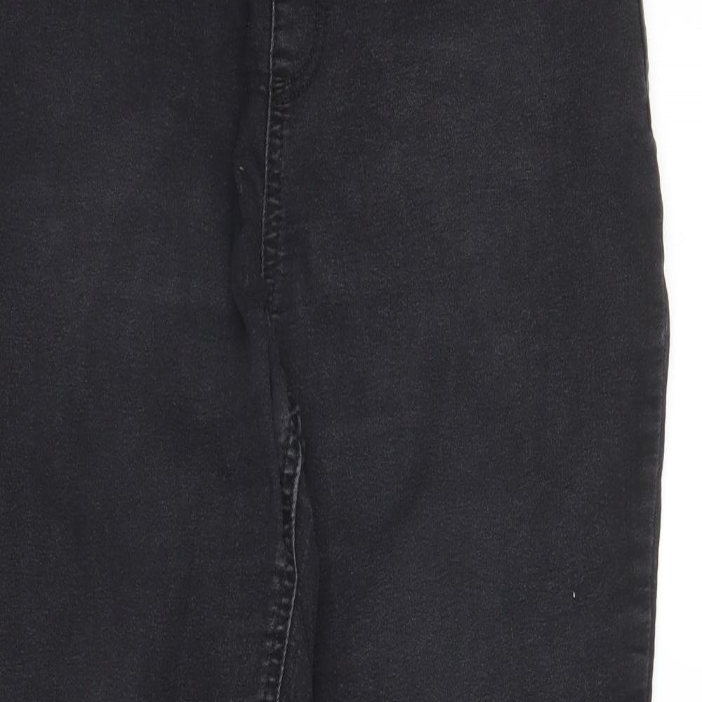 TU Womens Black  Denim Skinny Jeans Size 16 L28 in