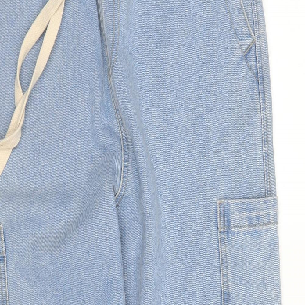 TU Womens Blue  Denim Capri Jeans Size 12 L24 in