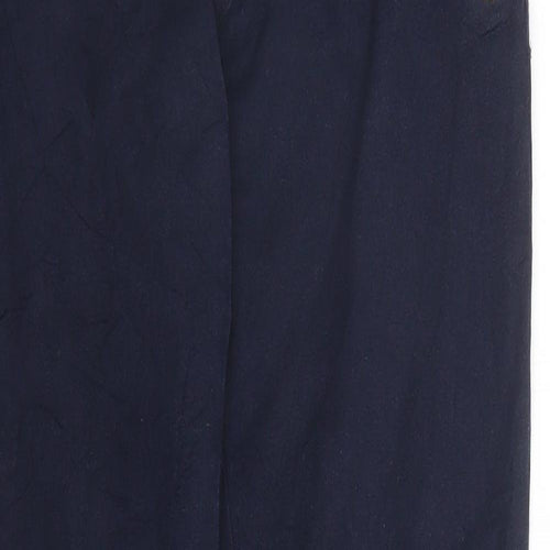 Holly White Womens Blue   Carrot Trousers Size 12 L28 in