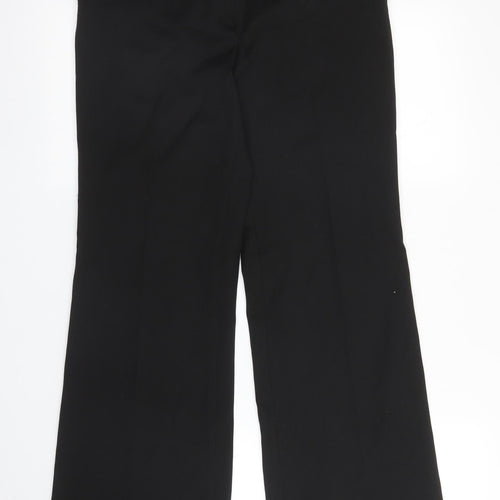 SLN Womens Black   Trousers  Size 10 L29 in