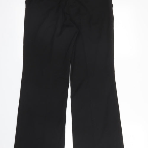 SLN Womens Black   Trousers  Size 10 L29 in