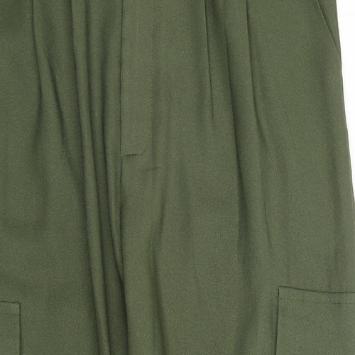 Quiz Womens Green   Carrot Trousers Size 12 L25 in