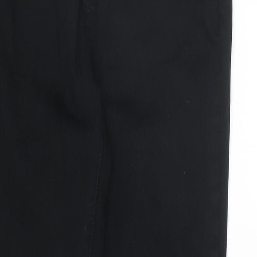 Nina Carter Womens Black  Denim Skinny Jeans Size 10 L27 in