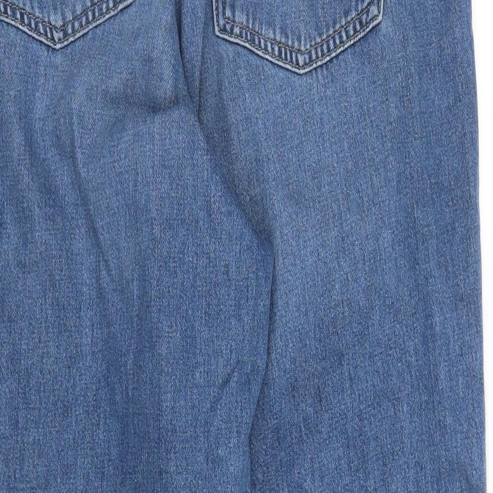 F&F Womens Blue  Denim Mom Jeans Size 14 L27 in