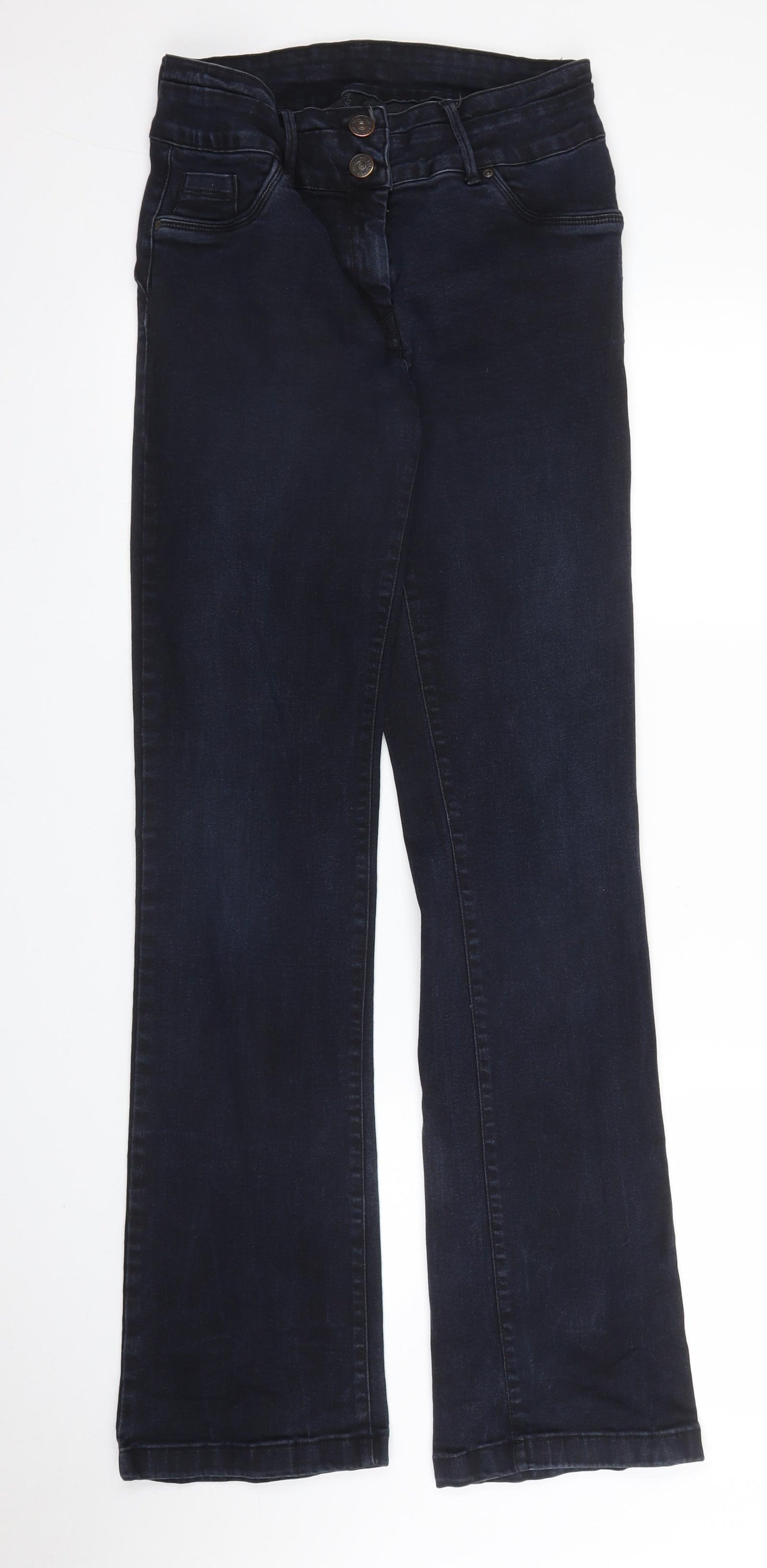 NEXT Womens Blue  Denim Bootcut Jeans Size 14 L32 in