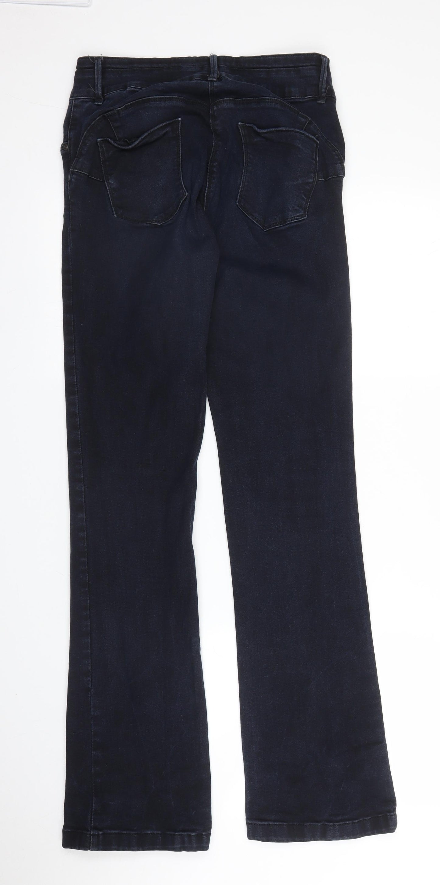 NEXT Womens Blue  Denim Bootcut Jeans Size 14 L32 in