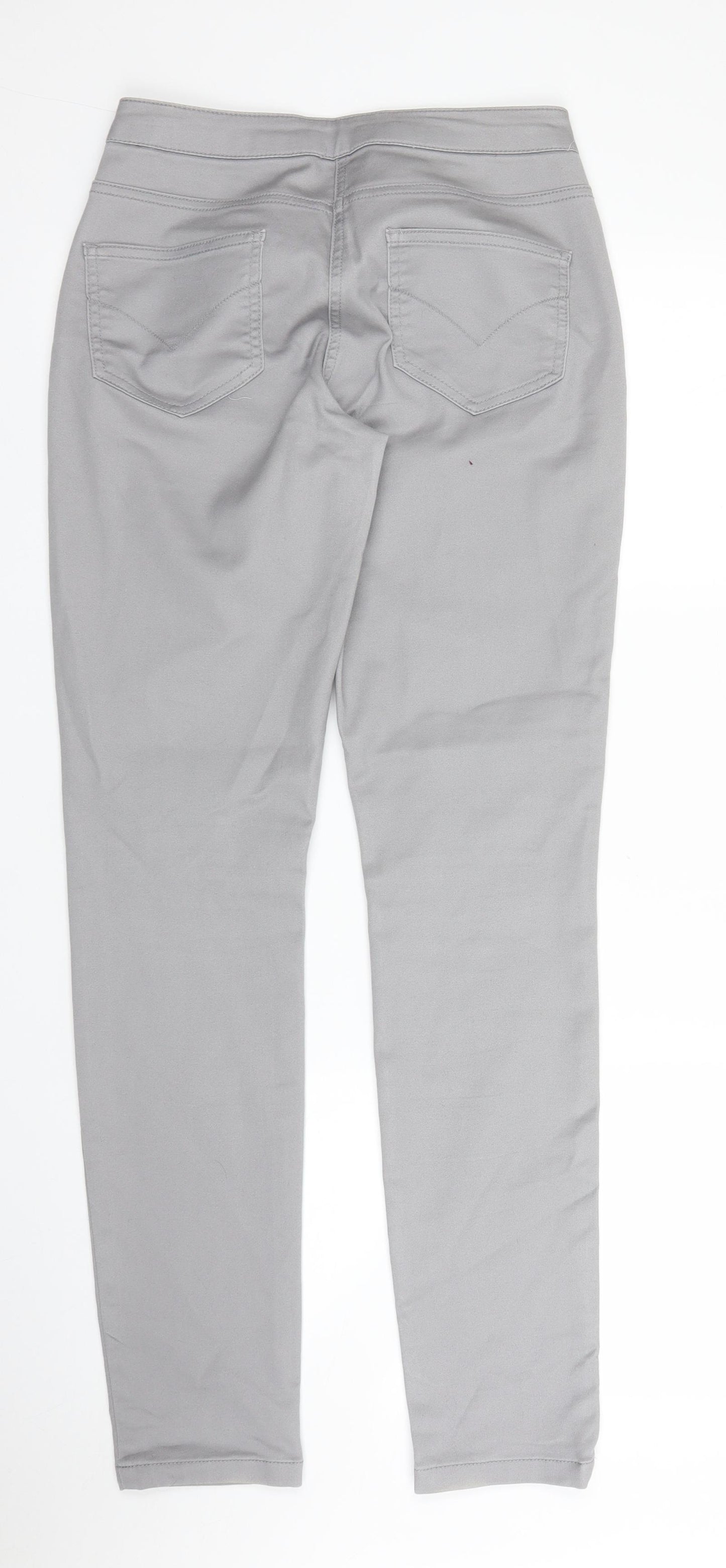 Wallis Womens Grey   Skinny Jeans Size 8 L31 in