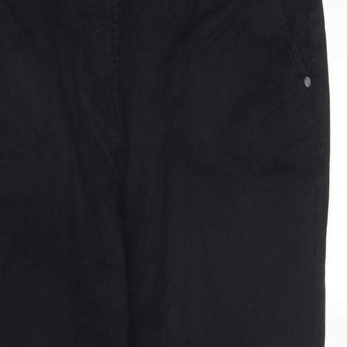 S. Oliver Womens Black   Capri Trousers Size XL L27 in