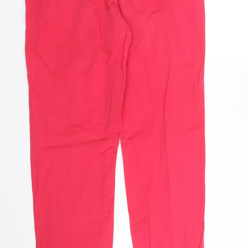 TRF Womens Pink   Chino Trousers Size 8 L31 in