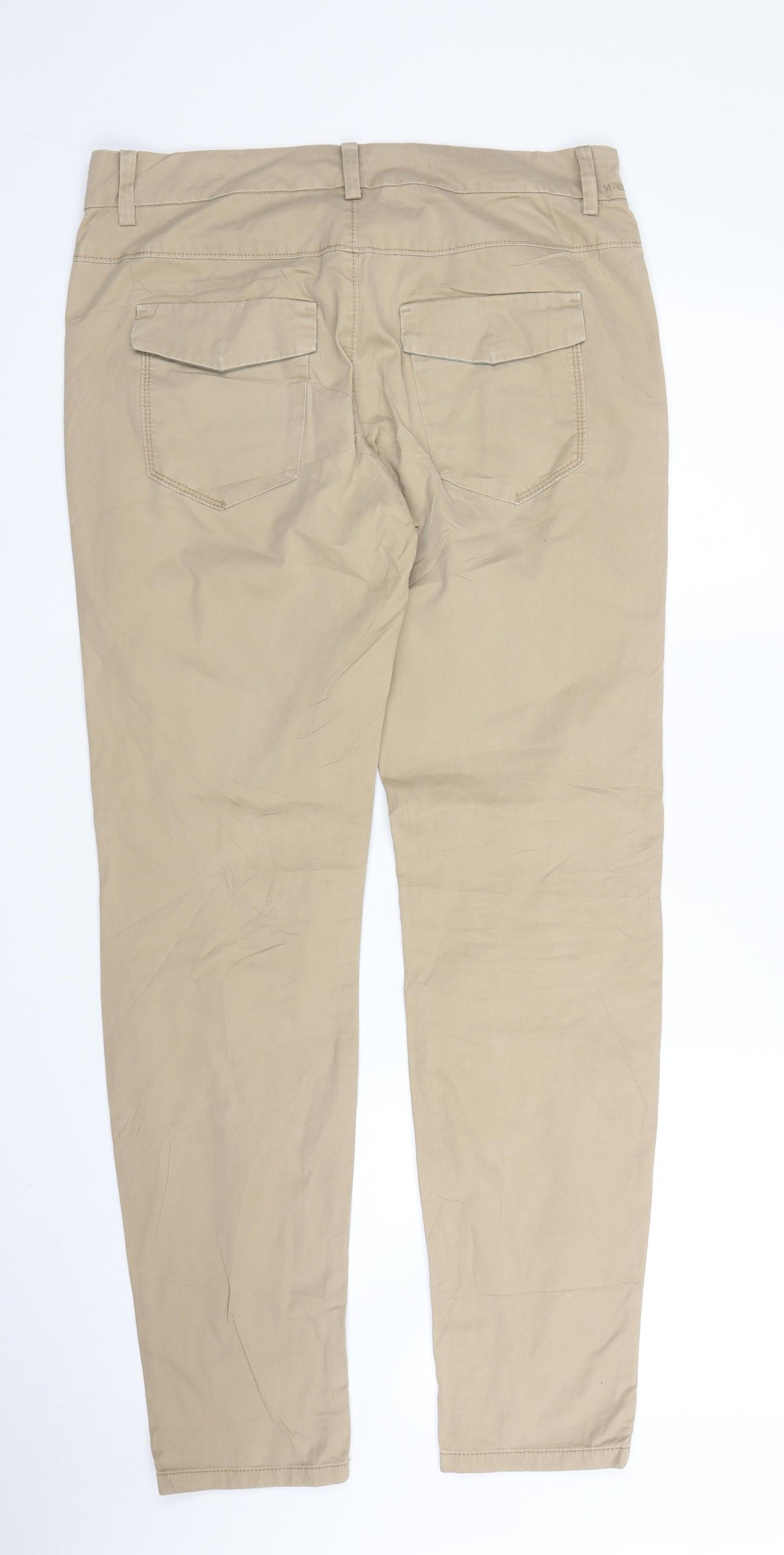 Marc O'Polo Womens Beige   Carpenter Trousers Size 8 L29 in