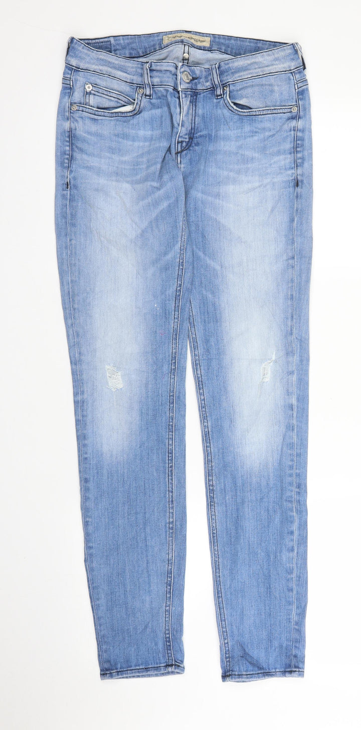 Dry Korn Womens Blue  Denim Skinny Jeans Size 26 in L34 in