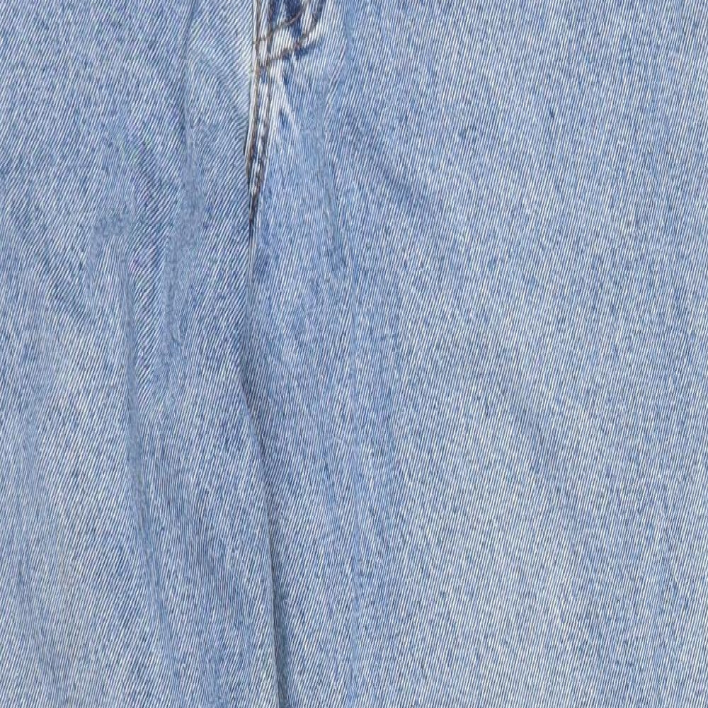 M&S Womens Blue  Denim Mom Jeans Size 12 L29 in
