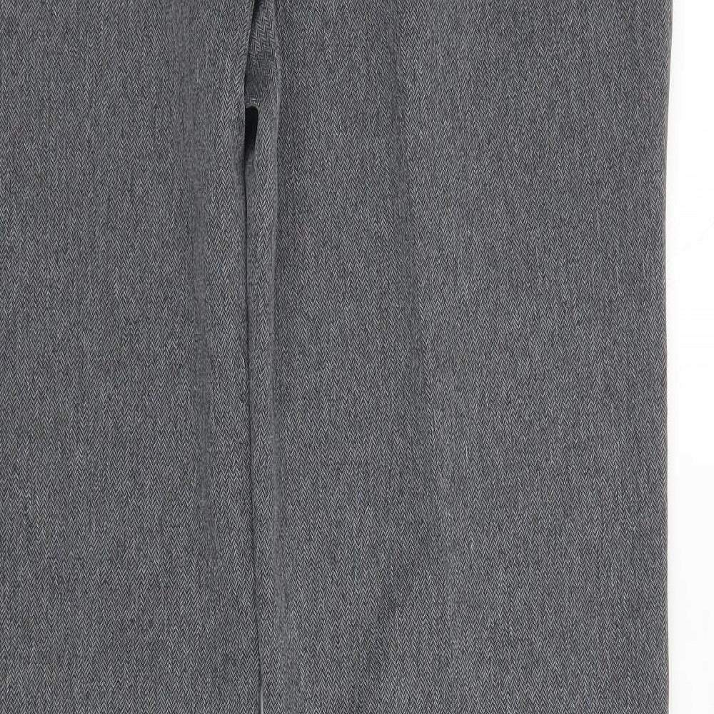 TU Womens Grey   Trousers  Size 14 L33.5 in