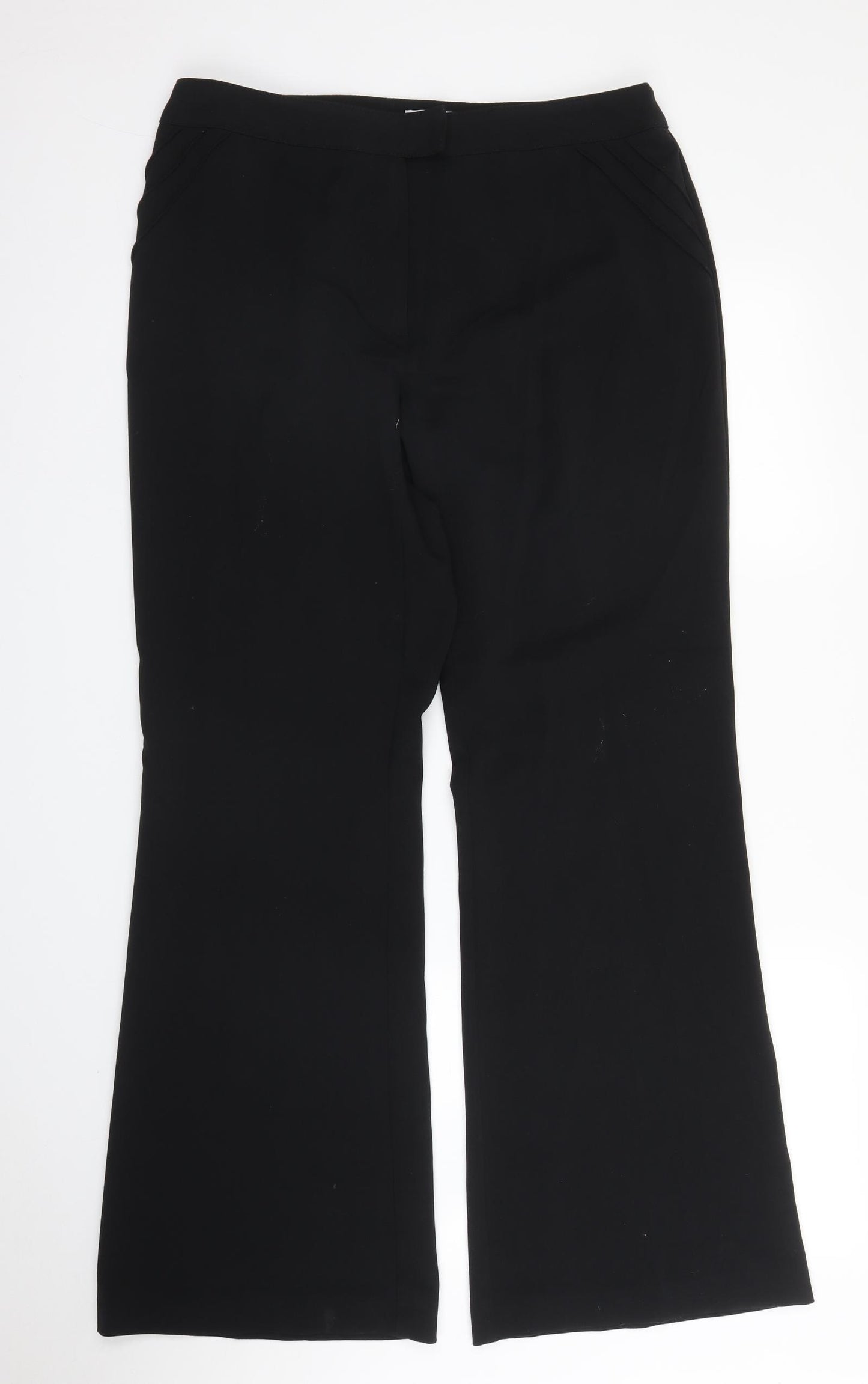 Klass Womens Black   Trousers  Size 14 L32 in