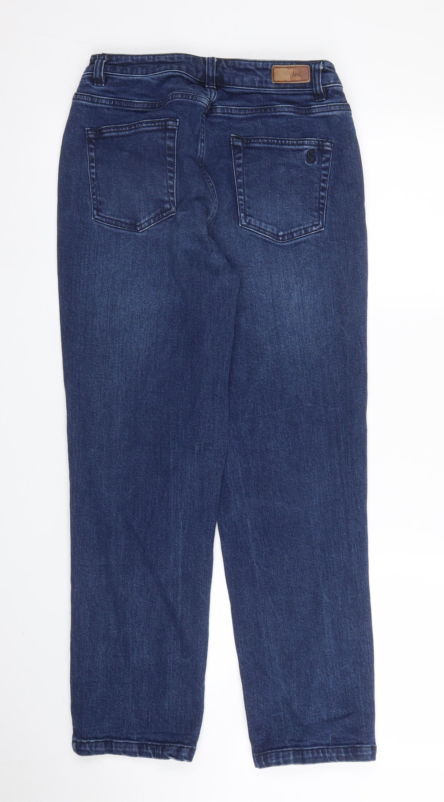 Joules Womens Blue  Denim Straight Jeans Size 12 L26 in