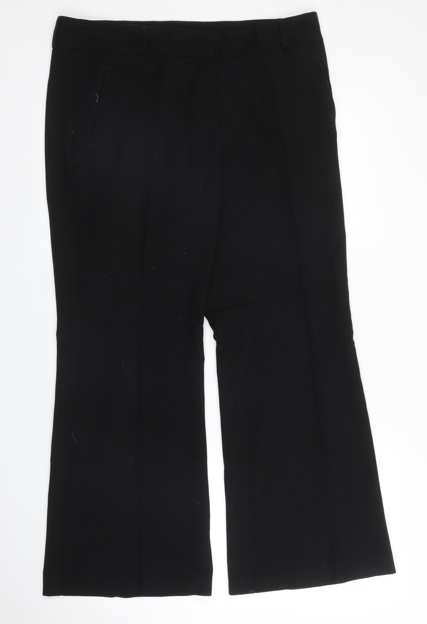 George Womens Black   Trousers  Size 14 L28 in