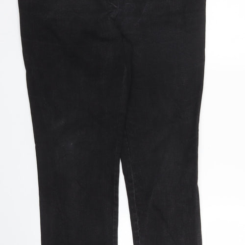 Alba Moda Womens Black  Denim Skinny Jeans Size 10 L27 in