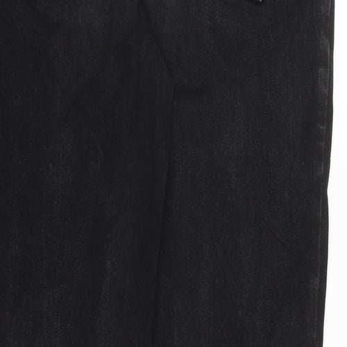 Alba Moda Womens Black  Denim Skinny Jeans Size 10 L27 in