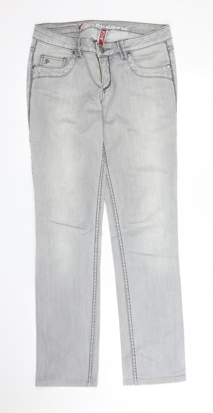 FIVE Womens Grey  Denim Straight Jeans Size 29 in L34 in