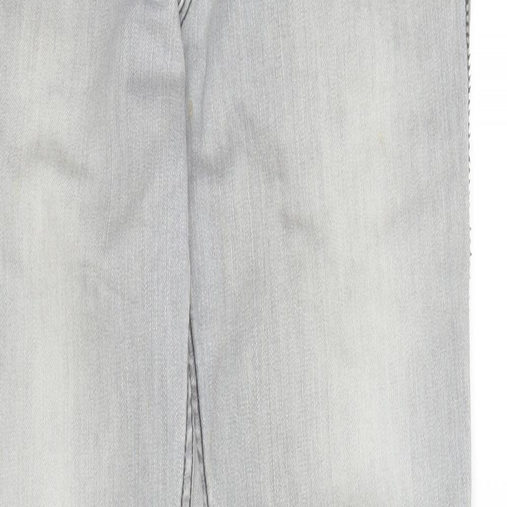 FIVE Womens Grey  Denim Straight Jeans Size 29 in L34 in