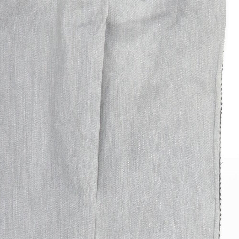 FIVE Womens Grey  Denim Straight Jeans Size 29 in L34 in