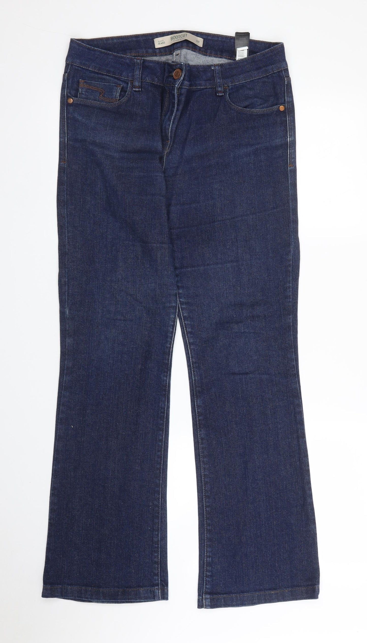 NEXT Womens Blue  Denim Bootcut Jeans Size 12 L30 in