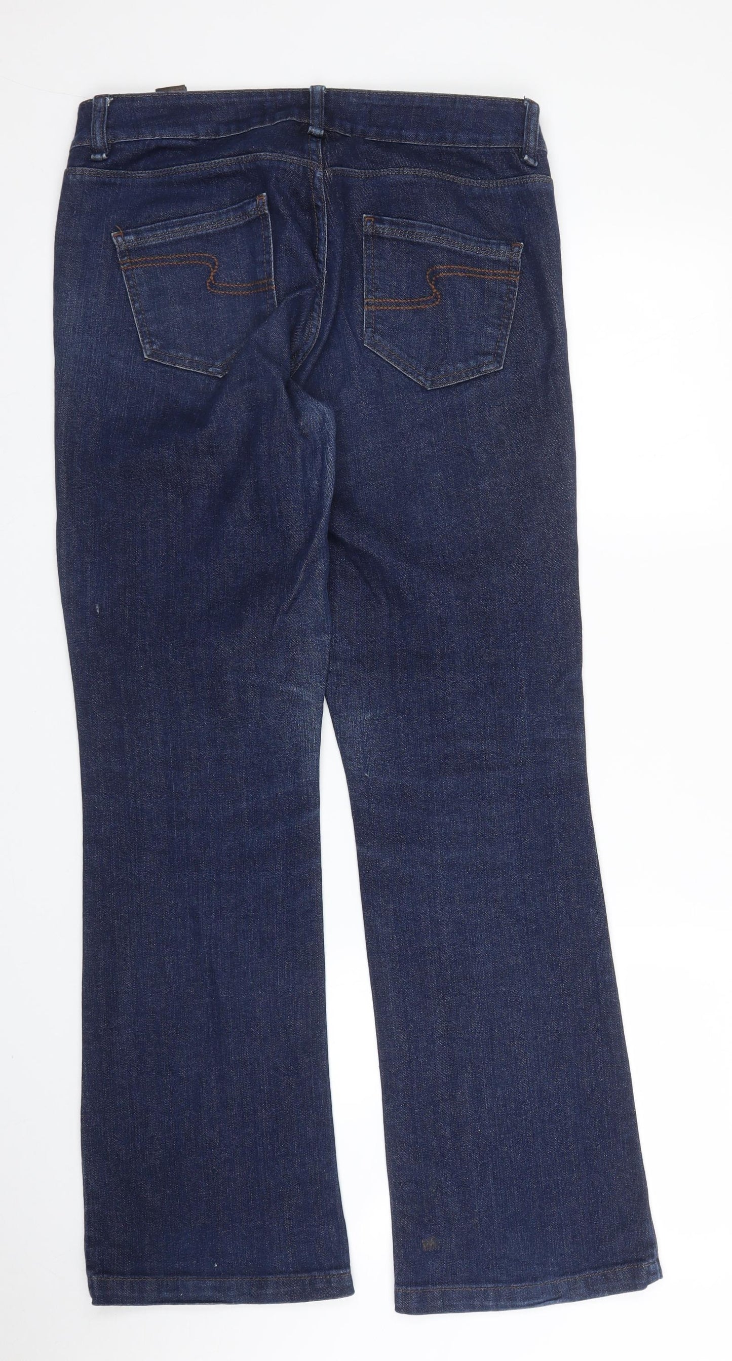 NEXT Womens Blue  Denim Bootcut Jeans Size 12 L30 in