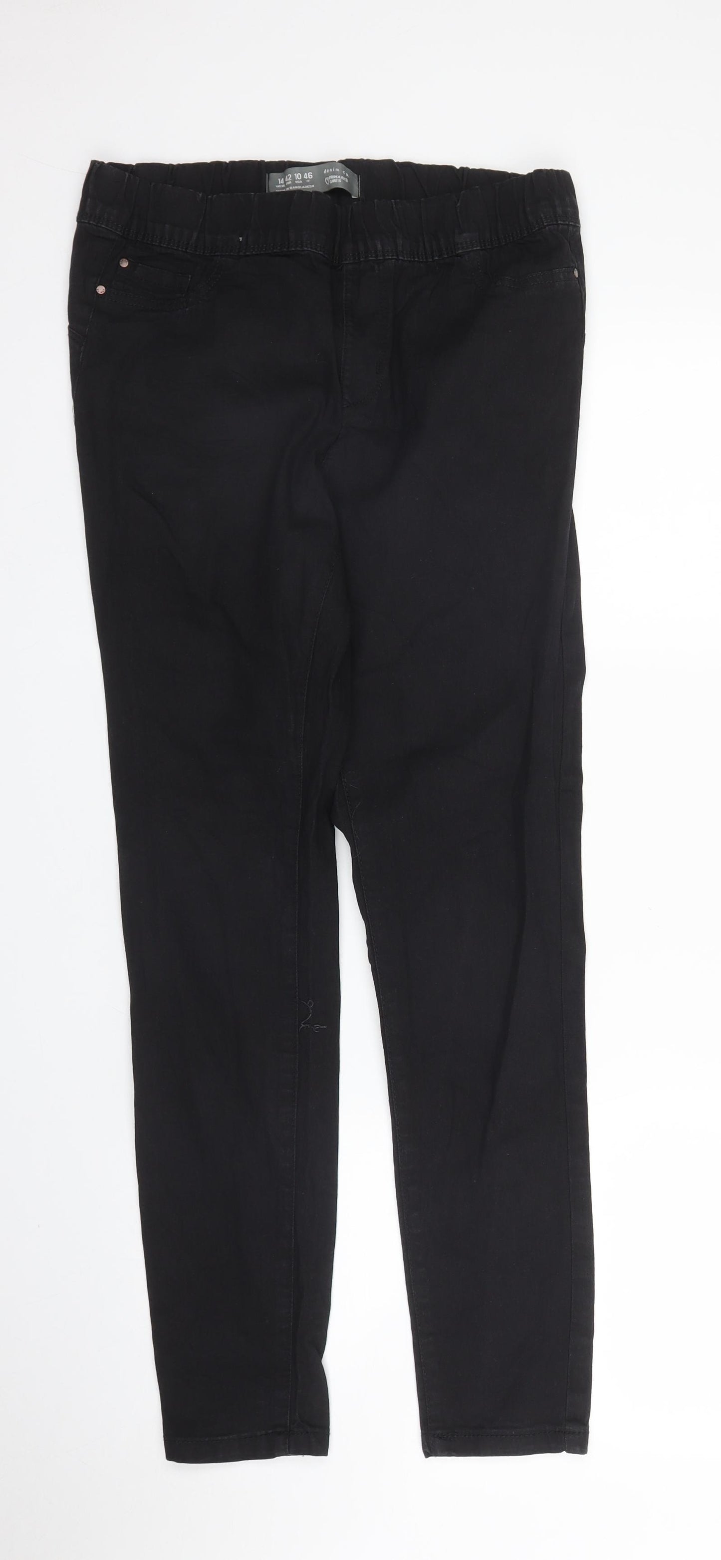 Primark Womens Black   Jegging Jeans Size 14 L28 in