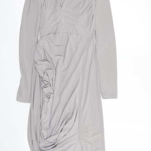 Missguided Womens Grey   Bodycon  Size 6