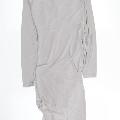 Missguided Womens Grey   Bodycon  Size 6