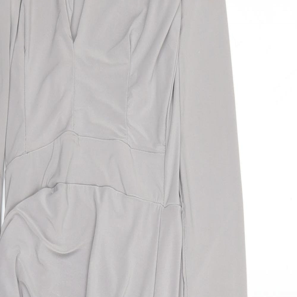 Missguided Womens Grey   Bodycon  Size 6