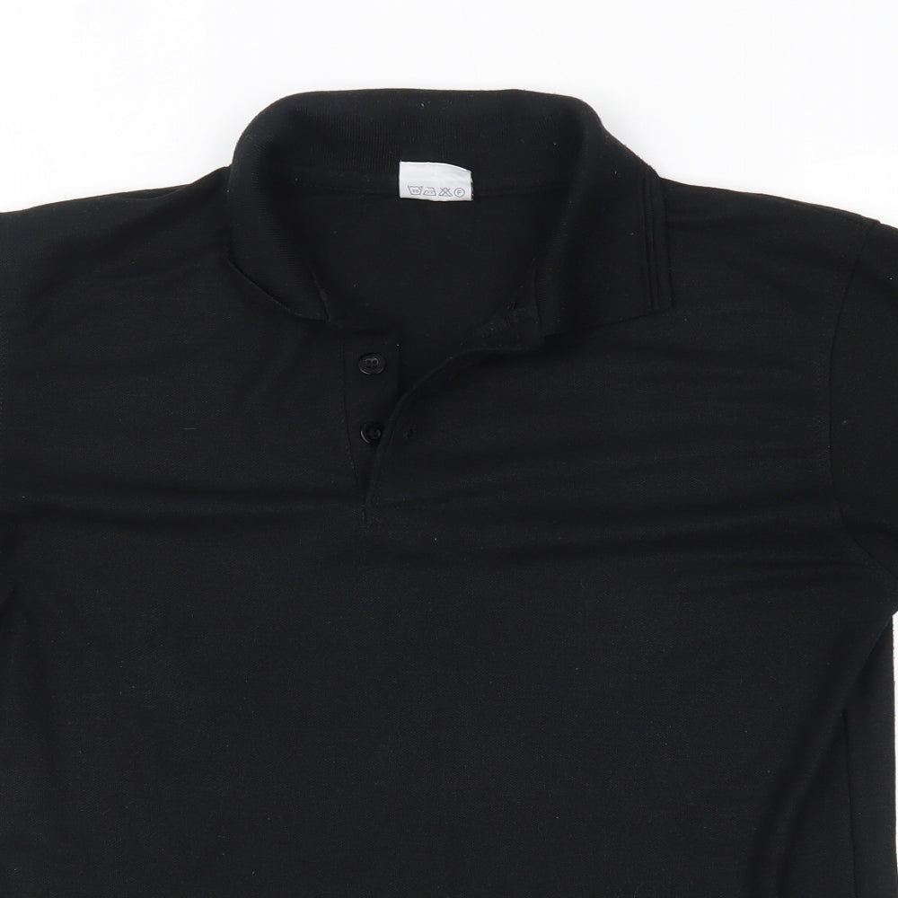 Royal Queen's Polo Team Mens Black    Polo Size L