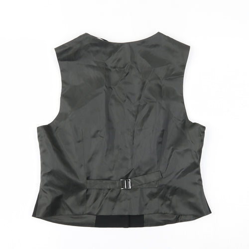 Primark Womens Black    Suit Waistcoat Size 14