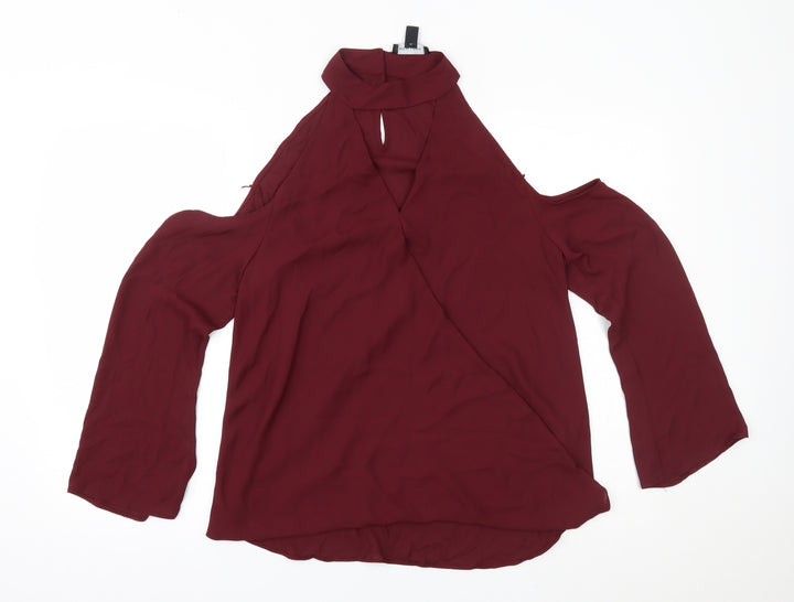 New Look Womens Red   Basic Blouse Size 14