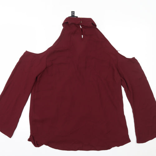 New Look Womens Red   Basic Blouse Size 14