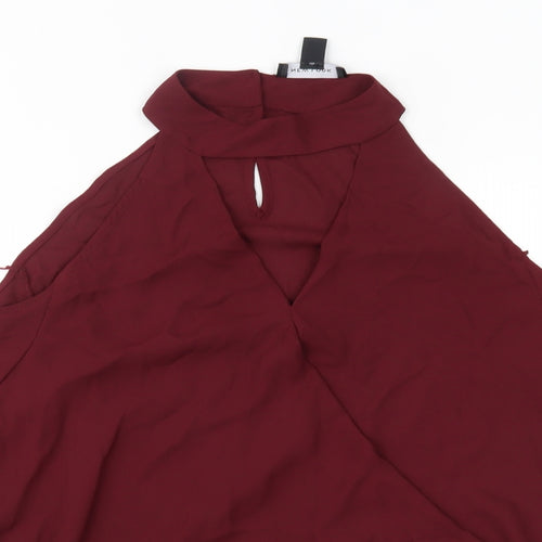 New Look Womens Red   Basic Blouse Size 14