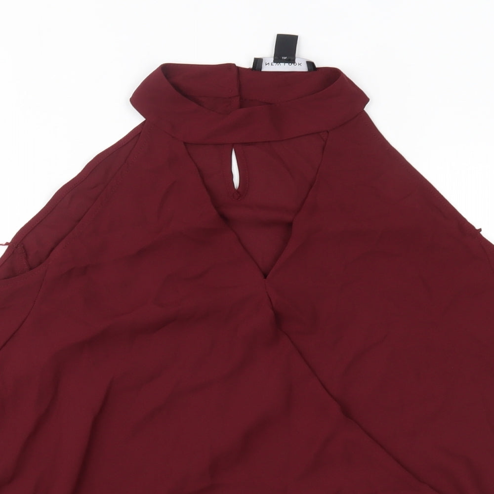 New Look Womens Red   Basic Blouse Size 14