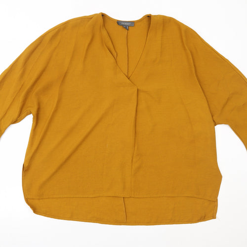 Primark Womens Yellow   Basic Blouse Size 10