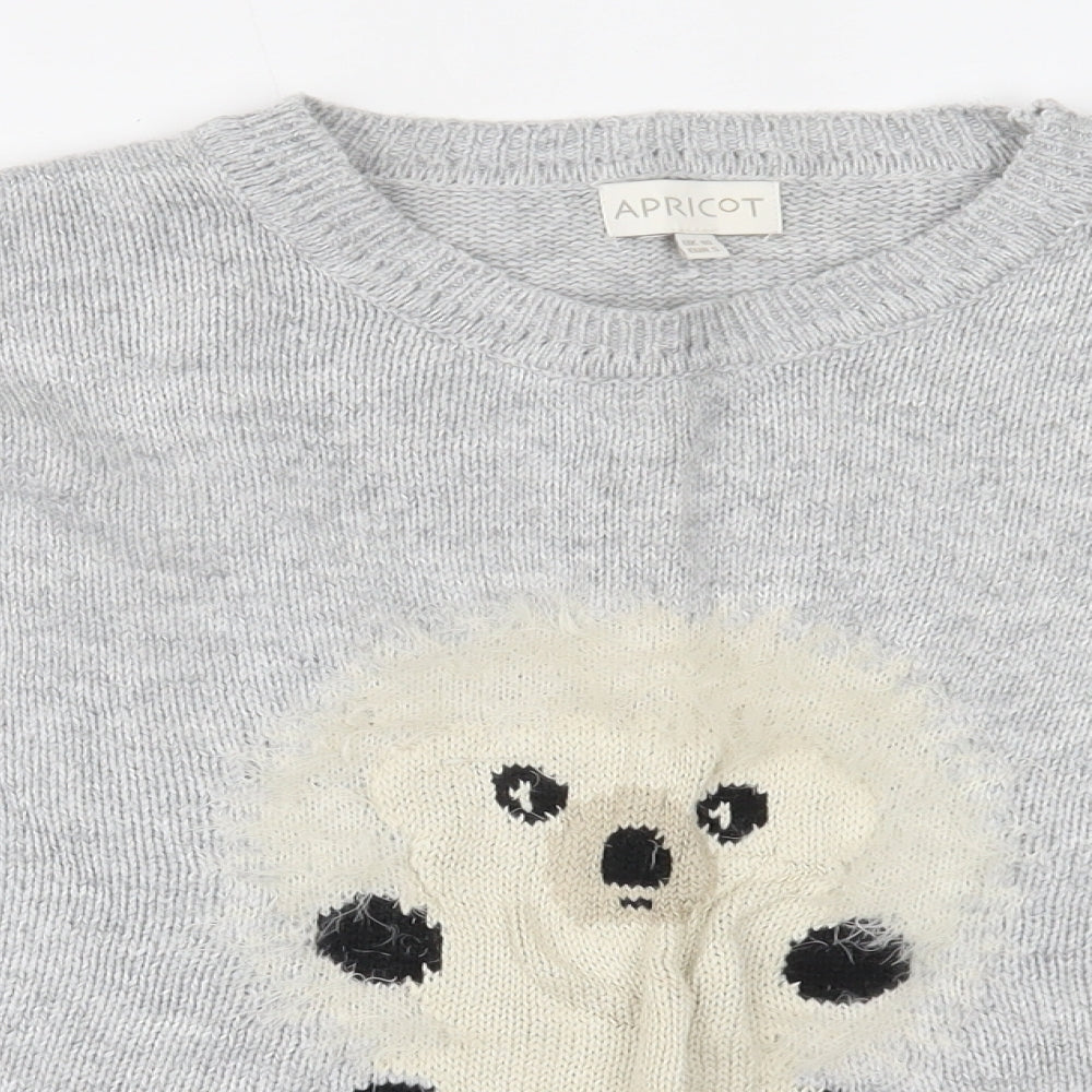Apricot Womens Grey   Pullover Jumper Size 10