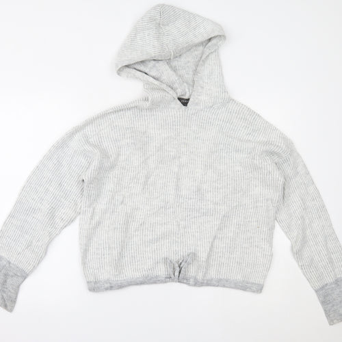 Primark Womens Grey   Pullover Hoodie Size XS