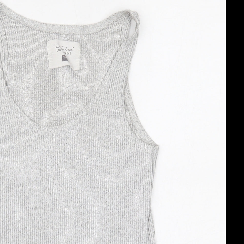 F&F Womens Grey   Top Pyjama Top Size S