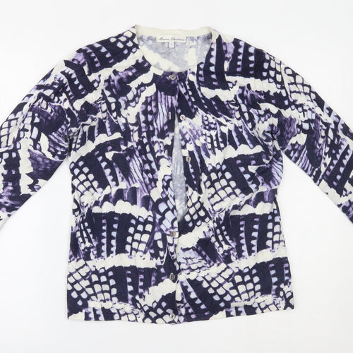 Marisa Christina Womens Blue   Cardigan Jumper Size S