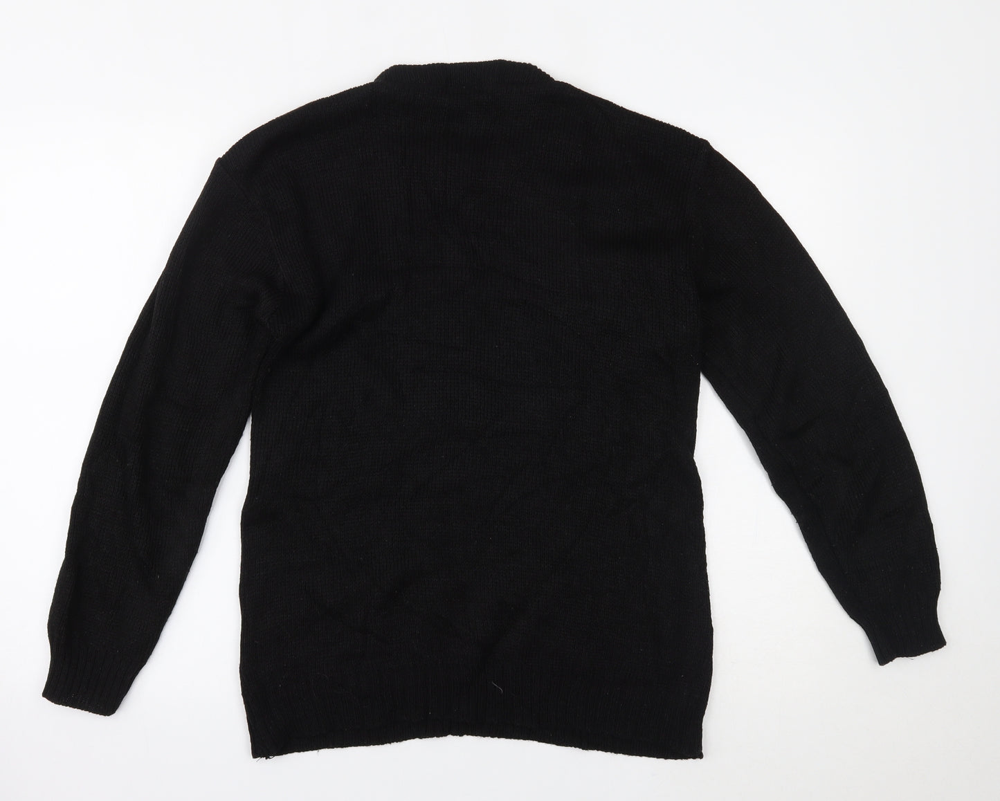 Impulse Womens Black   Pullover Jumper Size M  - christmas