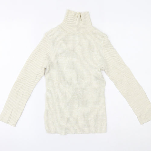 TU Girls Ivory   Basic Blouse Size 9 Years