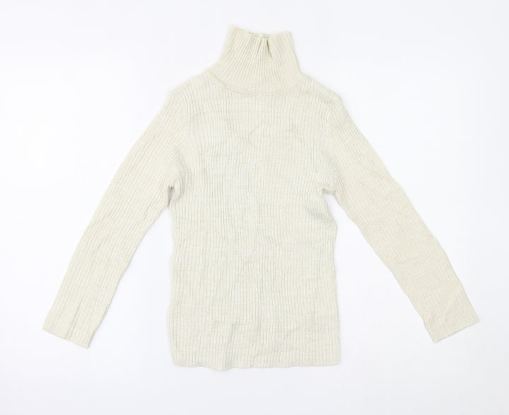 TU Girls Ivory   Basic Blouse Size 9 Years