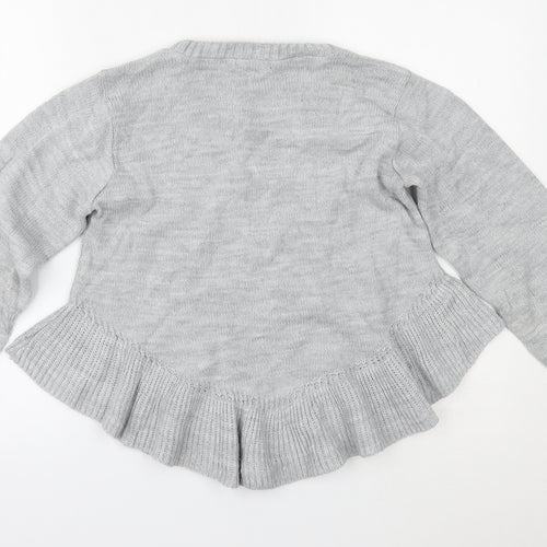 Boohoo Womens Grey   Pullover Jumper Size 8