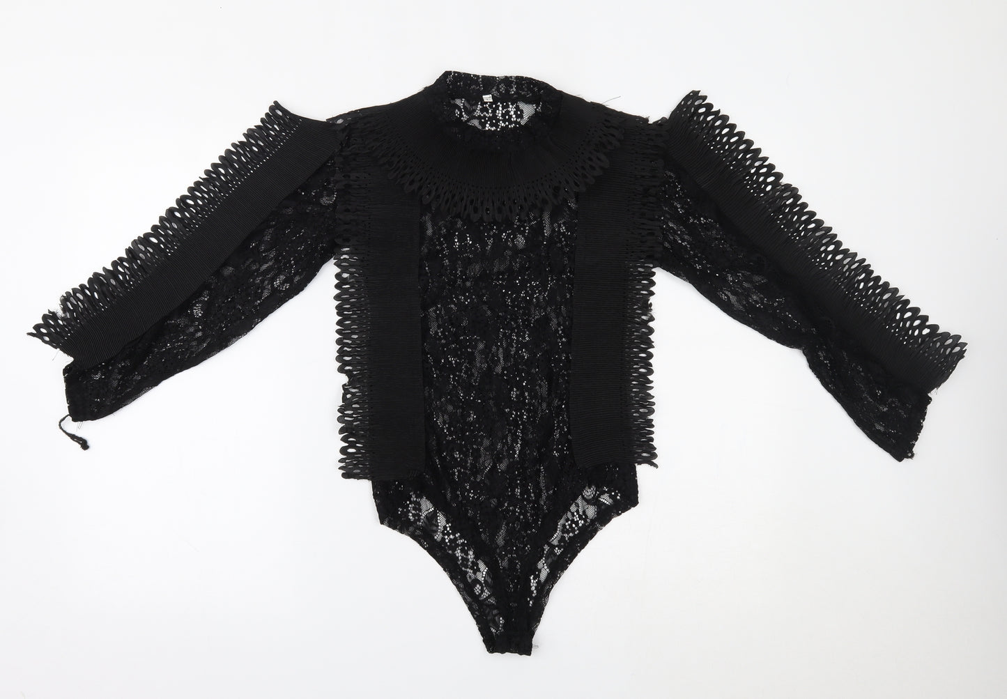 Preworn Womens Black   Bodysuit One-Piece Size L