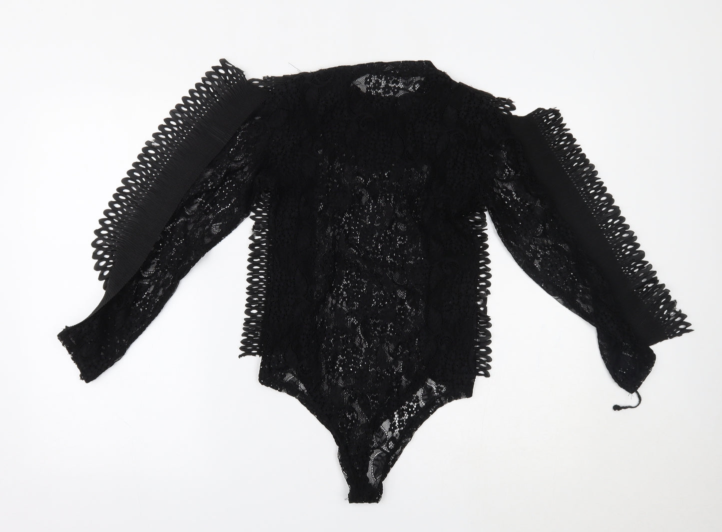 Preworn Womens Black   Bodysuit One-Piece Size L