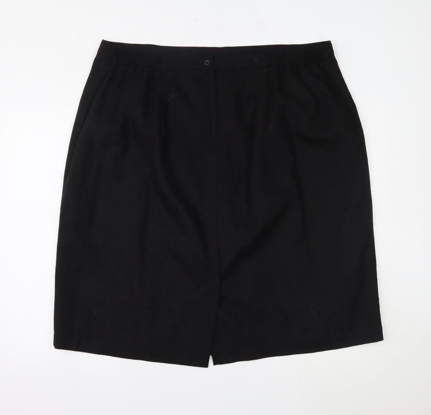 Sag Harbor Womens Black   Straight & Pencil Skirt Size 24
