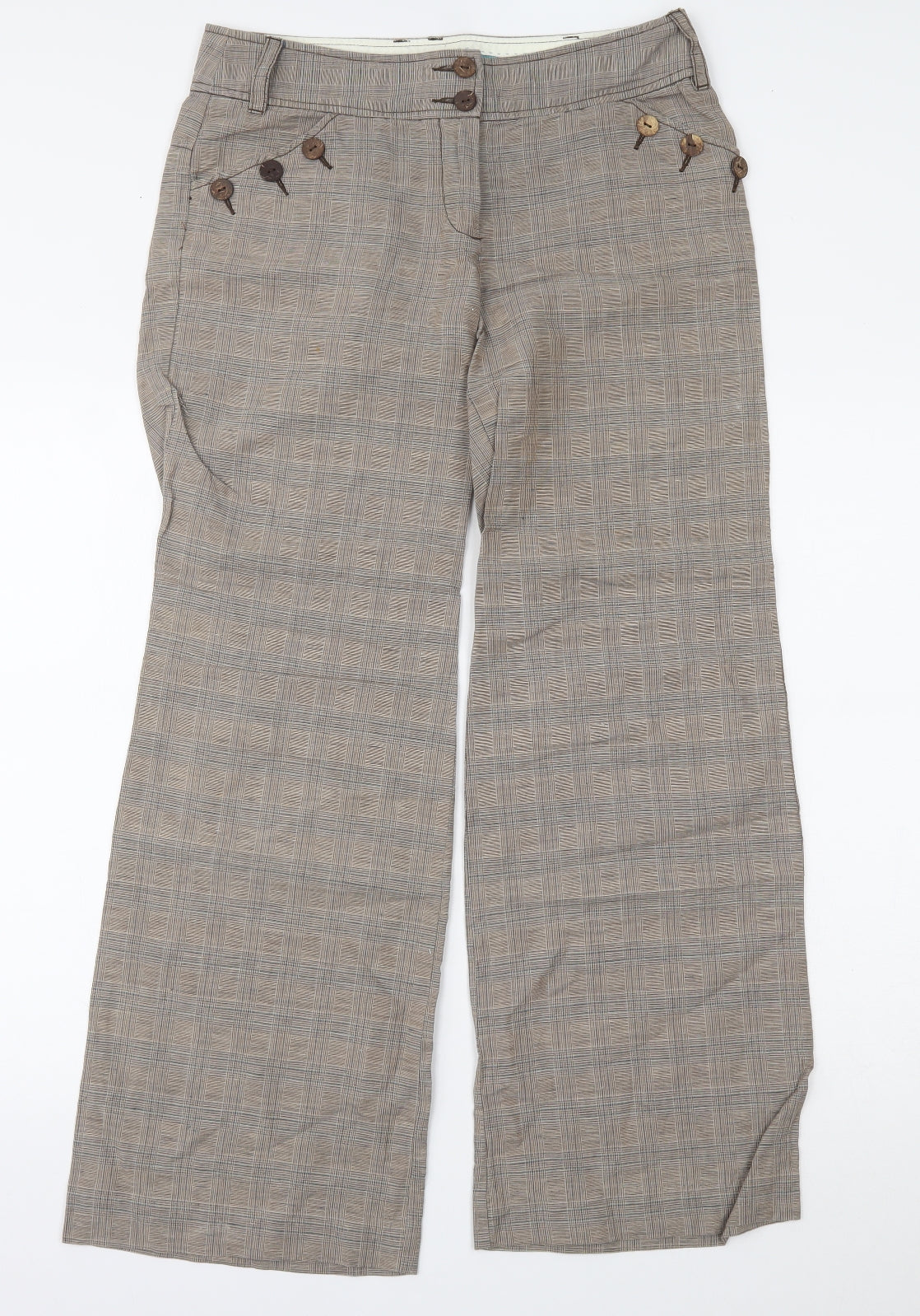 NEXT Womens Brown   Trousers  Size 10 L29 in